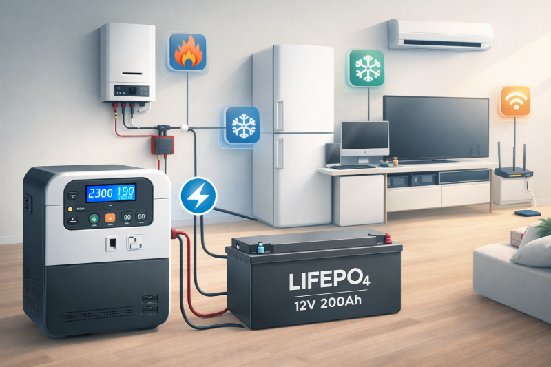 Як правильно підібрати потужність інвертора і акумулятора? - Теплоцентр