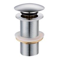 Донний клапан VOLLE click-clack, хром (90-00-043) - Теплоцентр