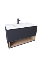 Тумба під умивальник Radaway Modern 60, матовий графіт/дуб крафт золотий (M02060-02-02) - Теплоцентр