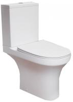 Унітаз-компакт AM.PM Tender FlashClean безобідковий, із сидінням з мікроліфтом  (C45A8800SC) - Теплоцентр