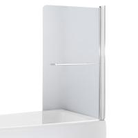 Шторка на ванну Eger 80x150 см, права, скло прозоре/хром (599-02R) - Теплоцентр