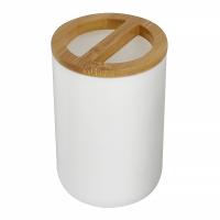 Склянка для зубних щіток Rozzy Jenori Poznan біла (RJAC025-04WO) - Теплоцентр