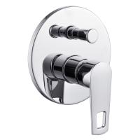 Змішувач для ванни Volle Solar одноважільний, прихований монтаж, хром (1530.030201) - Теплоцентр