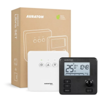 Терморегулятор бездротовий Auraton Libra SET Carbon Edition (комплект), тижневий, чорний (AUR00LBR1SE00) - Теплоцентр