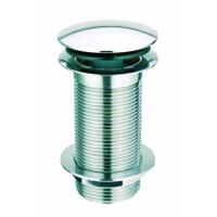 Донний клапан McAlpine для умивальника, 1 1/4" "click-clack", без переливу, хром (CWU60-CB) - Теплоцентр