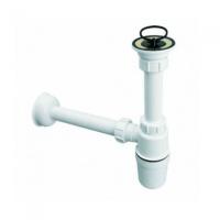 Сифон для умивальника McAlpine 1 1/4"x32 мм, зі зливом (HC1L-J) - Теплоцентр