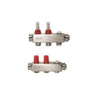 Колектор Danfoss SSM-F на 2 контури з водоміром (088U0752) - Теплоцентр