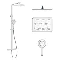 Душова система Imprese Centrum LT з термостатом, хром/білий (T-15300LT) - Теплоцентр