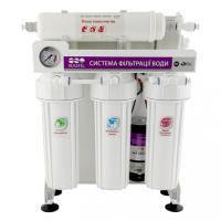 Система зворотного осмосу Raifil 500G з насосом, на станині, з краном, з манометром (RAIFIL-500G-10"Slim w M) - Теплоцентр