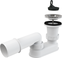 Сифон для душового піддона AlcaPlast A461 з гідрозатвором 50 мм, з пробкою (A461-50) - Теплоцентр