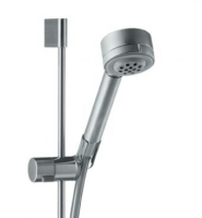 Душовий набір Axor Steel, 2 режими, штанга, хром (27942800) - Теплоцентр