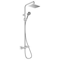 Душова система Hansgrohe Vernis Shape Showerpipe 230 1jet з термостатом, хром (26286000) - Теплоцентр