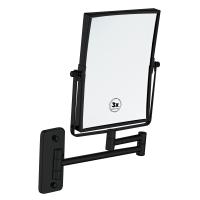 Дзеркало Volle прямокутне, косметичне, підвісне, чорне матове (2500.280404) - Теплоцентр