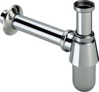 Сифон для умивальника Viega без зливу, хром (100674) - Теплоцентр