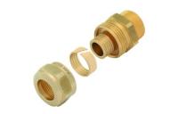 З"єднувач  Push латунний cвинч.  РЗ  32 х 4.4 // 1"  (КАН) 9019.000  5/30 - Теплоцентр