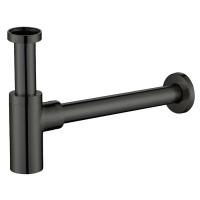 Сифон для умивальника і біде Volle 1 1/4", графітовий хром (9000.094205) - Теплоцентр