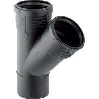 Трійник Geberit Silent-PP 45°, DN 150/150 - Теплоцентр