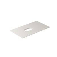 Керамічна полиця Galassia Tabulae 81x46 см, з центральним отвором, пісочна матова (2051SA) - Теплоцентр