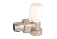 Кран радіаторний General Fittings 1/2" кутовий, подача (7E0075N04049RA) - Теплоцентр