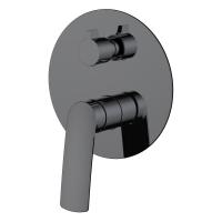 Змішувач для ванни Volle Cante pistola gris одноважільний, прихований монтаж, графіт (1512.031405) - Теплоцентр