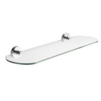 Полиця скляна Volle Ronda, хромоване кріплення (2535.270101) - Теплоцентр