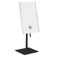 Дзеркало Volle прямокутне, косметичне, настільне, чорне матове (2500.280204) - Теплоцентр