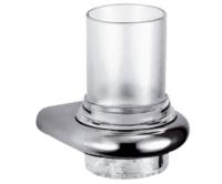 Склянка для зубних щіток Hansgrohe Atoll скло матове/хром (40534000) - Теплоцентр