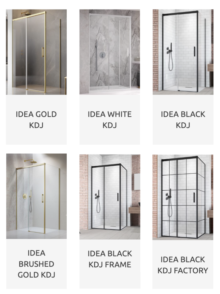 Варіанти кольорів душових кабін Radaway Idea KDJ.png Варіанти кольорів душових кабін Radaway Idea KDJ.png