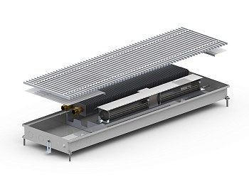 Конвектор підлоговий Carrera S-Inox 230/400/90 - Теплоцентр