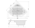 klio_sym_vanna_1400x1400_nogi_pws3610zn000000 klio_sym_vanna_1400x1400_nogi_pws3610zn000000