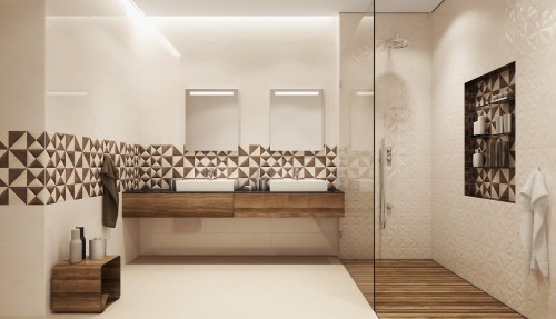Плитка Opoczno UA Geometrica Beige Inserto Geo декор - Теплоцентр