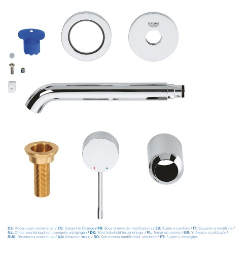 Змішувач для умивальника Grohe Essence M-Size на 2 отвори (19408001) - Теплоцентр