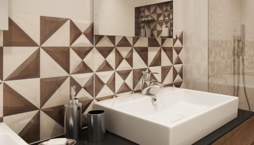Плитка Opoczno UA Geometrica Beige Inserto Geo декор - Теплоцентр