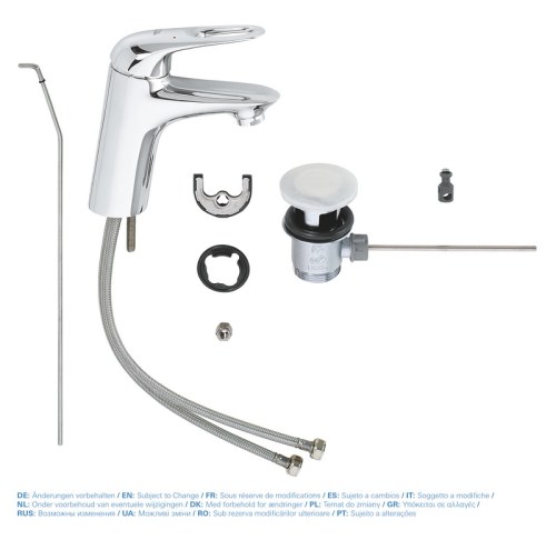 Змішувач для умивальника Grohe Eurostyle S-Size (33558003) - Теплоцентр