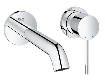 Змішувач для умивальника Grohe Essence M-Size на 2 отвори (19408001) - Теплоцентр