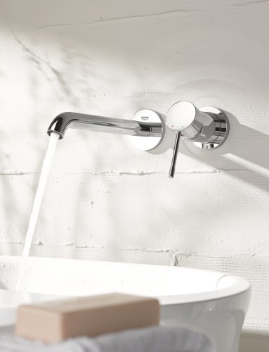 Змішувач для умивальника Grohe Essence M-Size на 2 отвори (19408001) - Теплоцентр