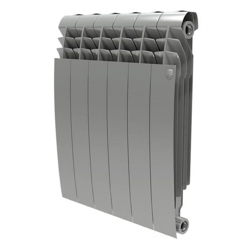 Радіатор опалення Royal Thermo Biliner Silver Satin 6 секцій - Теплоцентр
