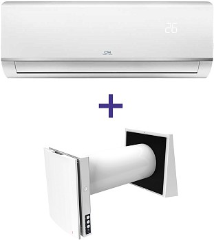 Кондиціонер Cooper&Hunter Nordic Evo NG CH-S09FTXN-NG + Blauberg Vento Expert A50-1 W - Теплоцентр