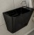 TEO black умивальник 50*28*35см моноблок підвісний - Теплоцентр