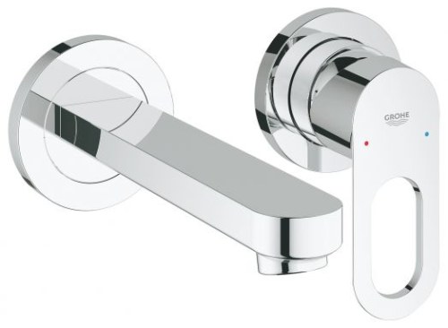 Змішувач для умивальника Grohe Bau Loop на 2 отвори (20289000) - Теплоцентр