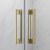 Душова кабіна Idea Brushed Gold KDD - Теплоцентр