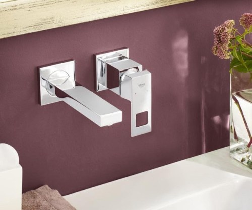 Змішувач для умивальника Grohe Eurocube одноважільний, прихований монтаж, хром (19895000) - Теплоцентр